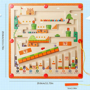 Montessori Magnetic Color and Number Maze
