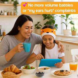 CozyTunes ultra-soft animal audio learning headband for kids with wireless Bluetooth and zero ear pressure forehead design