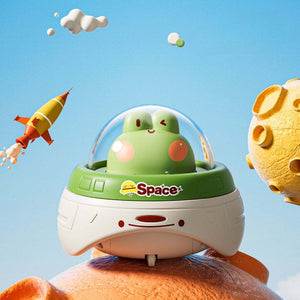 Colorful inertia flying saucer toy cars for kids aged 4-6 made of durable plastic