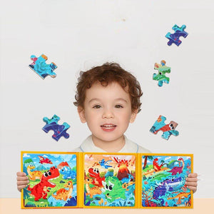 Colorful advanced magnetic puzzle book for kids featuring interactive educational themes and durable paper design