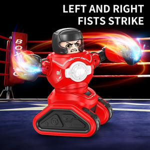 Remote control interactive robot toy for children aged 4-6 with lights and music features