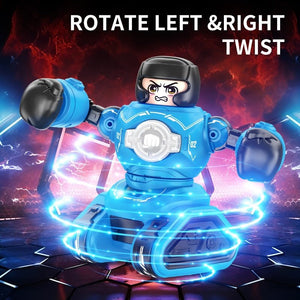 Remote control interactive robot toy for kids with lights and music, educational and easy to operate