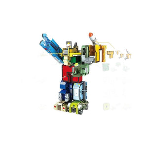 Digital Deformation transforming robot building blocks toy for creative STEM play