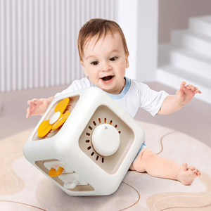 Colorful six-sided magic cube toy for early childhood education and development