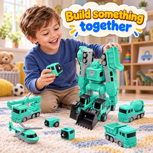 Click & Snap Magnetic Transformer Construction Set – for kids ages 3+
