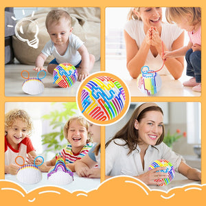 My First Big Skills Set for toddlers with Montessori fishing board, fidget sensory ball, and busy ball for skill development and boredom relief