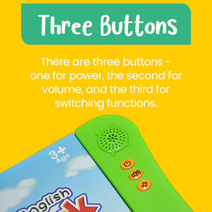 Colorful Fun Interactive Montessori Education sound book with alphabets, numbers, and objects for kids learning