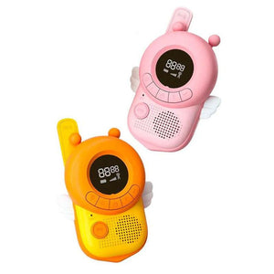 Magic Little Bee Intercom Walkie Talkie kids toy in yellow and pink with 3km range and multiple channels