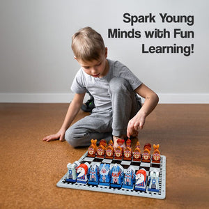 Checkmate Kingdom Educational Chess Set for Kids
