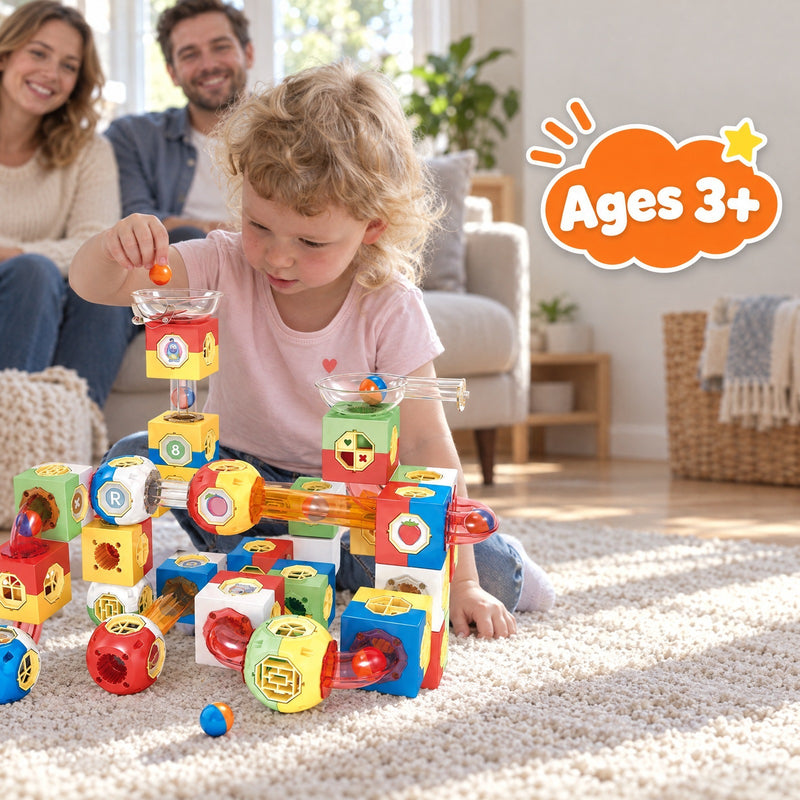 Marble Run Building Blocks Set
