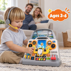 Airplane Cockpit Simulator Playset