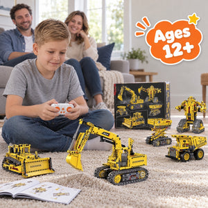 5-in-1 Remote Control Construction Building Block Kit