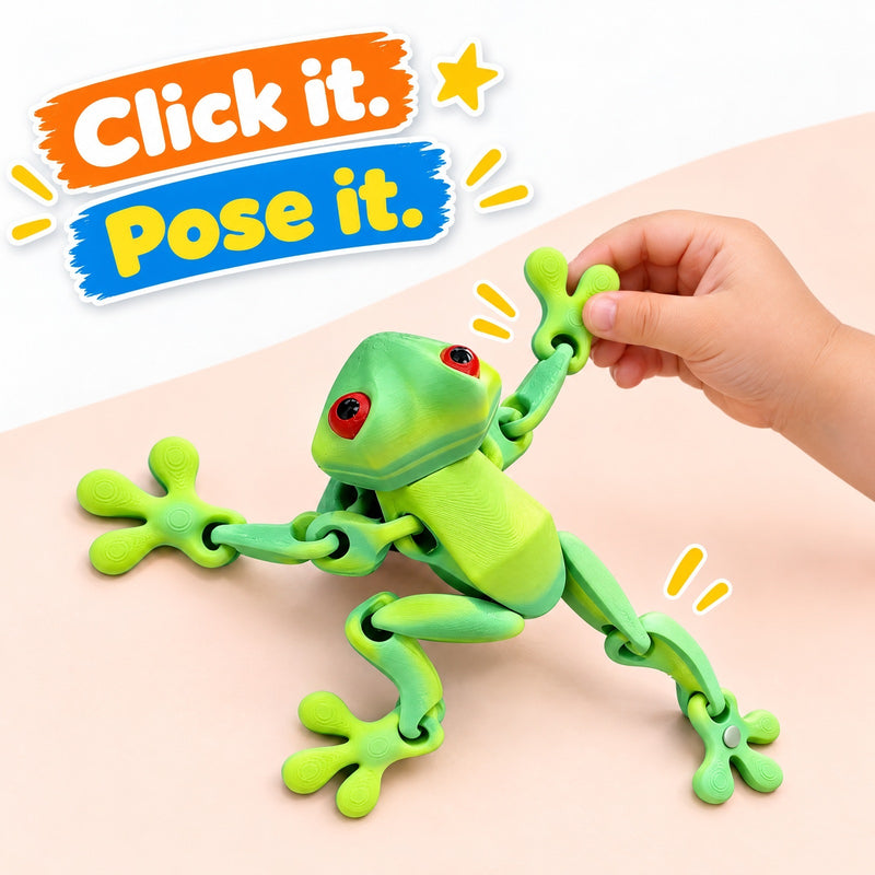 Poseable Magnetic Frog – STEM learning toy