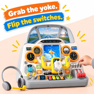 Airplane Cockpit Simulator Playset