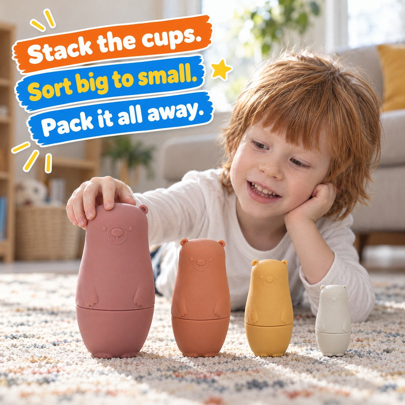 Silicone Nesting Bears