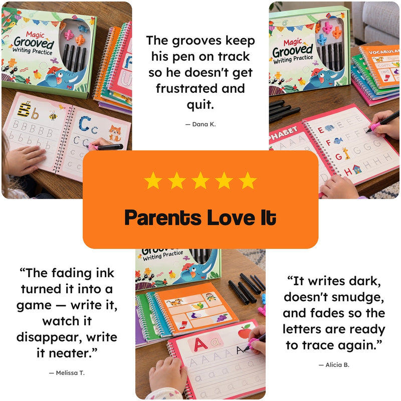 Magic Grooved Writing Practice Set