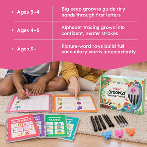 Magic Grooved Writing Practice Set