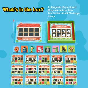 Magnetic Animal House Matching Game