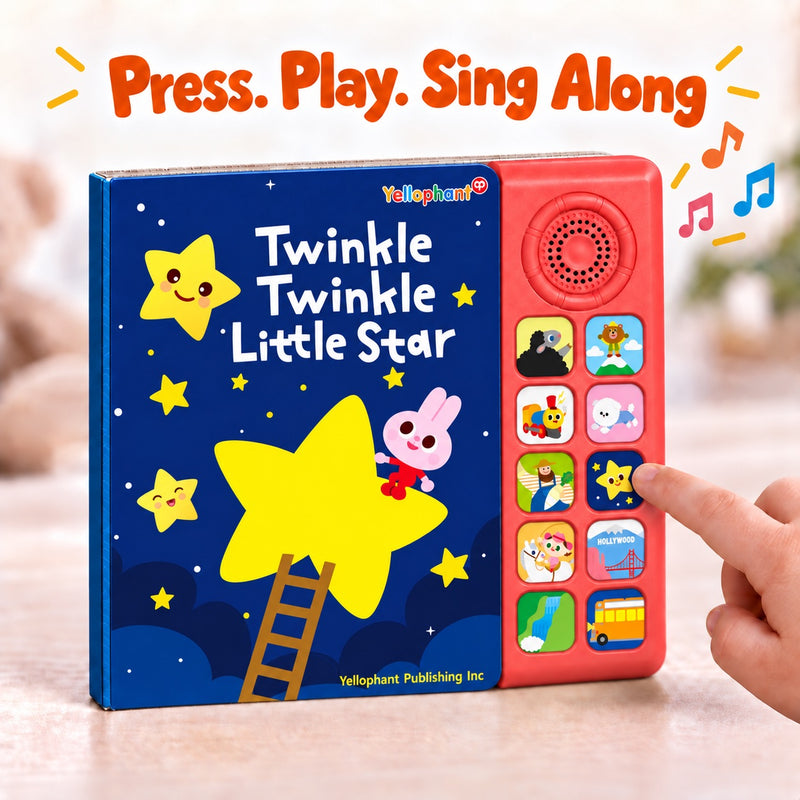 Press & Play Nursery Rhyme Sound Book – musical toy