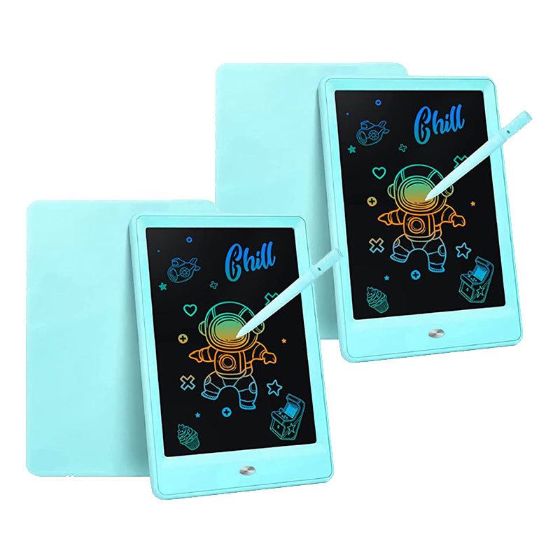 Colorful LCD writing and drawing tablet with vibrant screen and pen for kids creativity