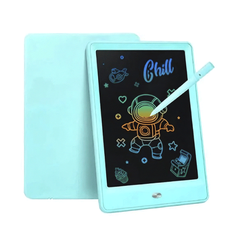 Colorful LCD writing and drawing tablet for kids enhancing creativity and learning
