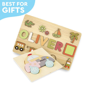 Custom Name Montessori Wooden Board