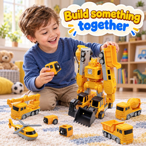 Click & Snap Magnetic Transformer Construction Set