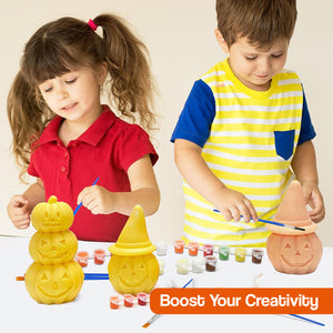 DIY Halloween Pumpkin Art Kit