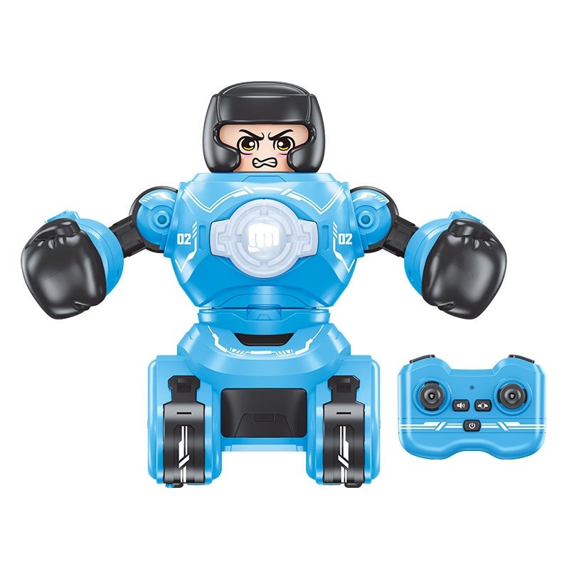 Remote control interactive robot toy for kids aged 4-6 with lights and music