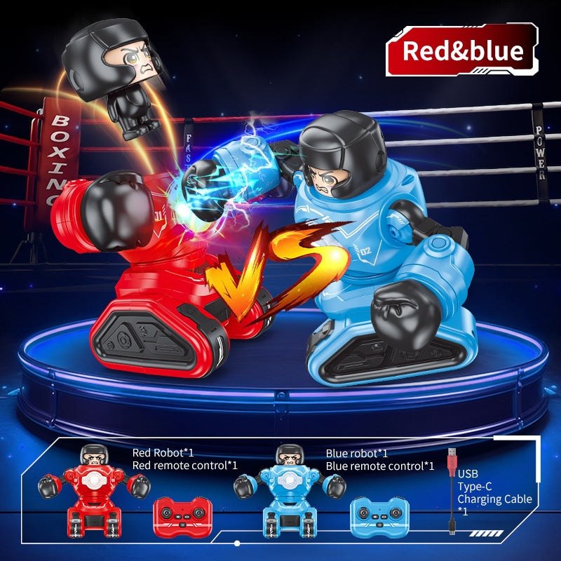 Remote control interactive robot toy for kids with lights and music