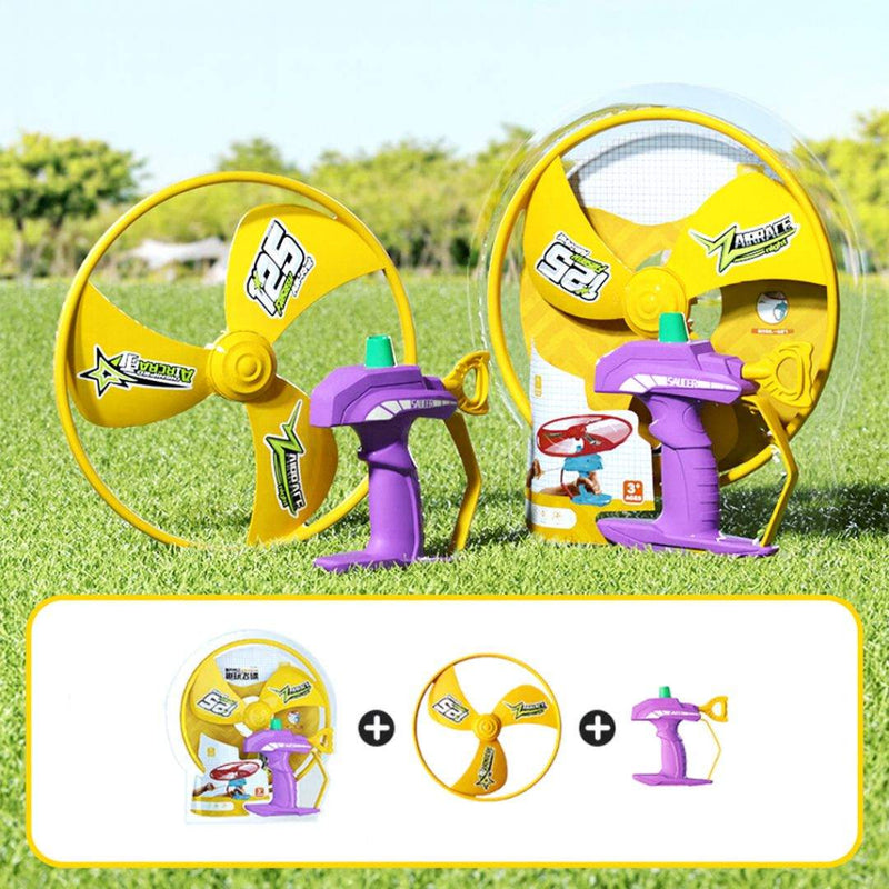 Eco-friendly bamboo dragonfly frisbee flying toy for outdoor play