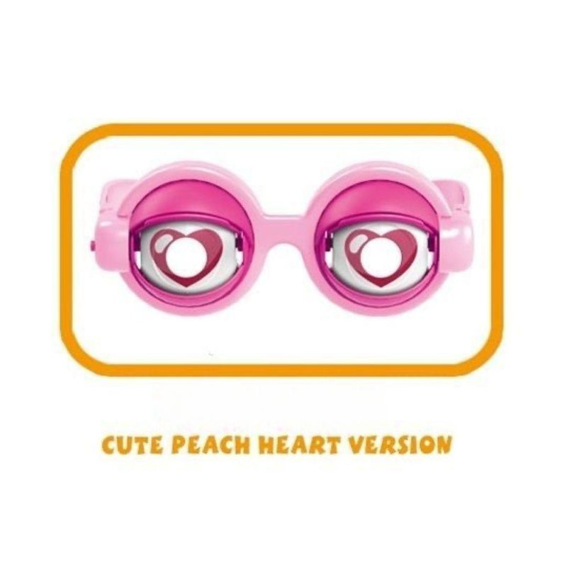 Set of colorful eye-shaped funny glasses prank toys for kids and teens