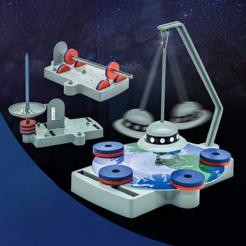 12-in-1 Magnetic Science Experiment Kit with educational magnetism tools and instruction manual in a box