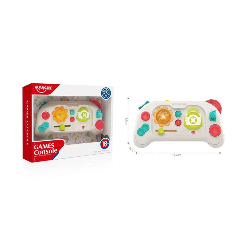 Colorful dinosaur-shaped electronic piano toy for children with light-up keys and buttons