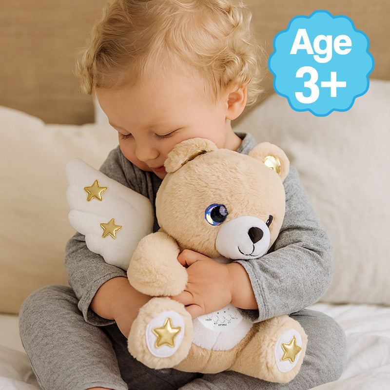 AI StoryBuddy smart plush companion for kids with interactive AI, storytelling, and star projection features