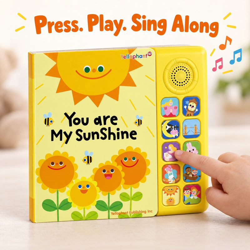 Press & Play Nursery Rhyme Sound Book – from baby age up