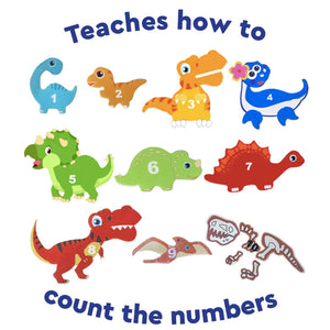 Dinosaur World Montessori Educational Quiet Book