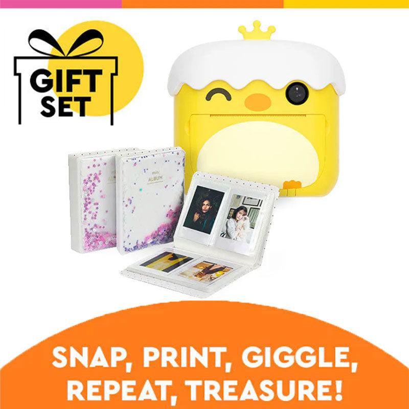 Pets Instant Print Kiddies Camera with dual lens and instant photo printing for kids