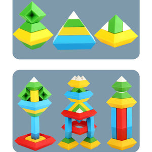 Pyramid Stack Building Blocks