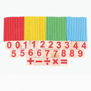 Math Wooden Counting Sticks