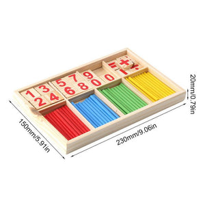 Math Wooden Counting Sticks