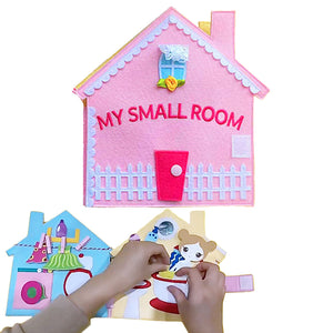 My Small Room Montessori Interactive Multi-Activity Educational Quiet Book