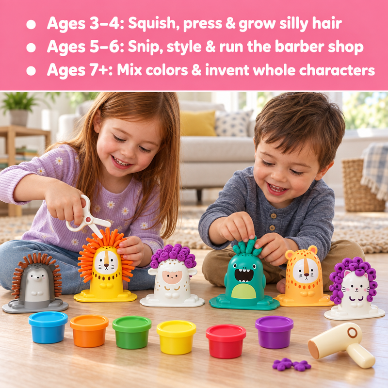 Animal Barber Clay Play Set (view 7)