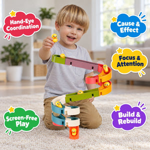 Duck Slide Bath Track Builder – educational toy