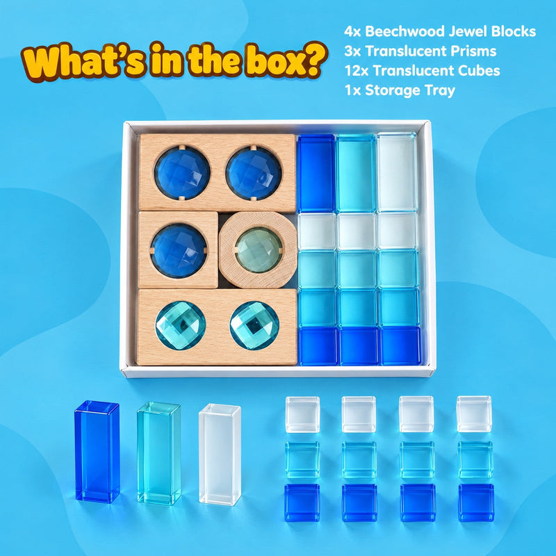 Translucent Acrylic Jewel Building Blocks – view 14