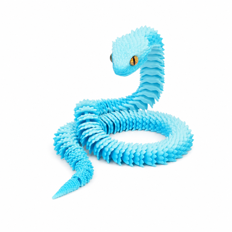 Articulated 3D-Printed Viper Snake