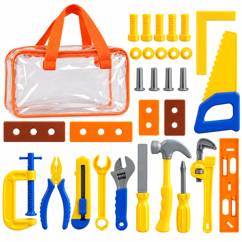 Kids Pretend Play Tool Set with Carry Bag (view 7)