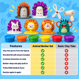 Animal Barber Clay Play Set (view 9)