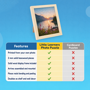 Custom Photo Wooden Puzzle 6*4 with Solid Wood Frame (view 9)