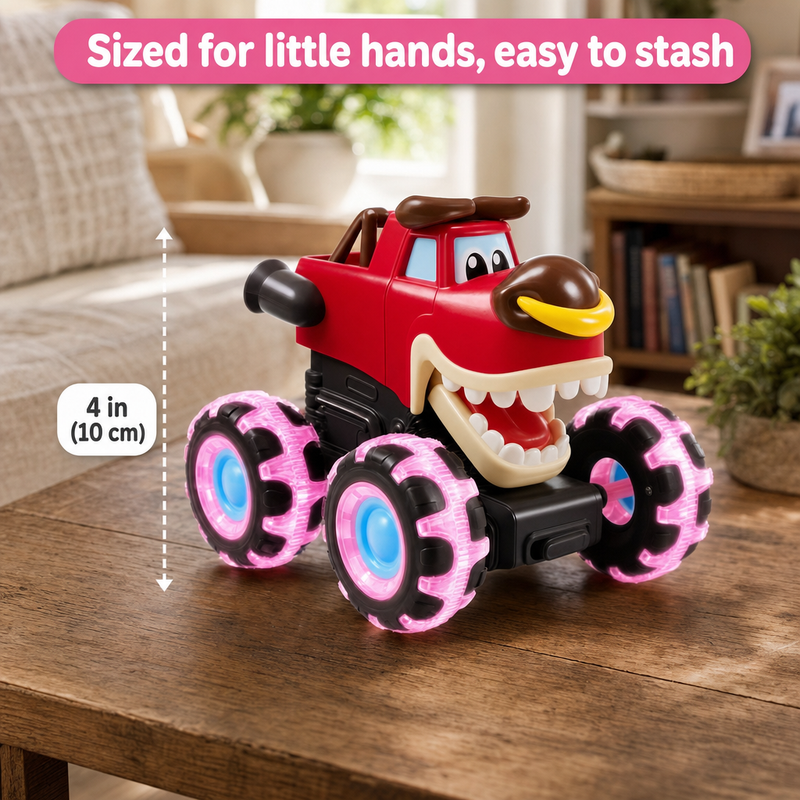 Motion-Activated Monster Truck Toy Set (view 4)
